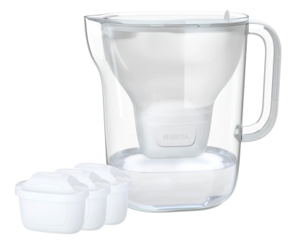 Dzbanek filtrujący do wody Brita Dzbanek Style Essential XL biały + 3 wkłady filtrujące MAXTR